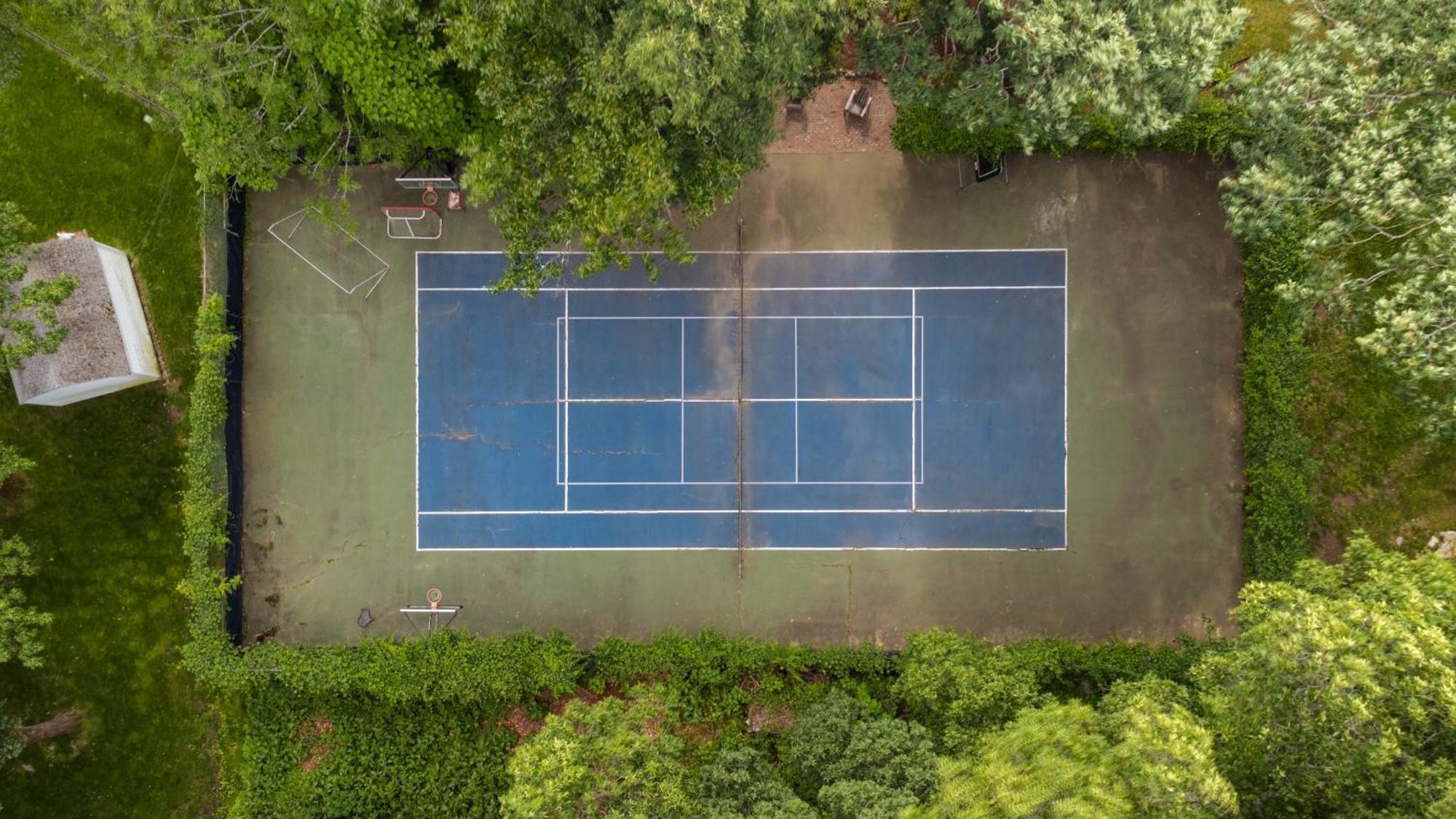Boston Mansion Heated Pool Fire Pit Tennis นีดแฮม ภายนอก รูปภาพ